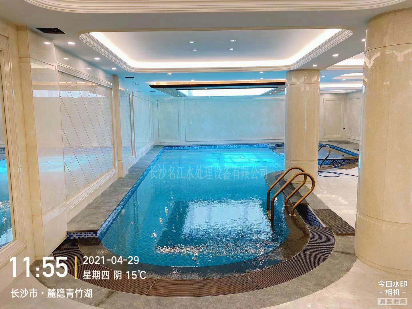 長沙盈峰翠邸張總游泳池