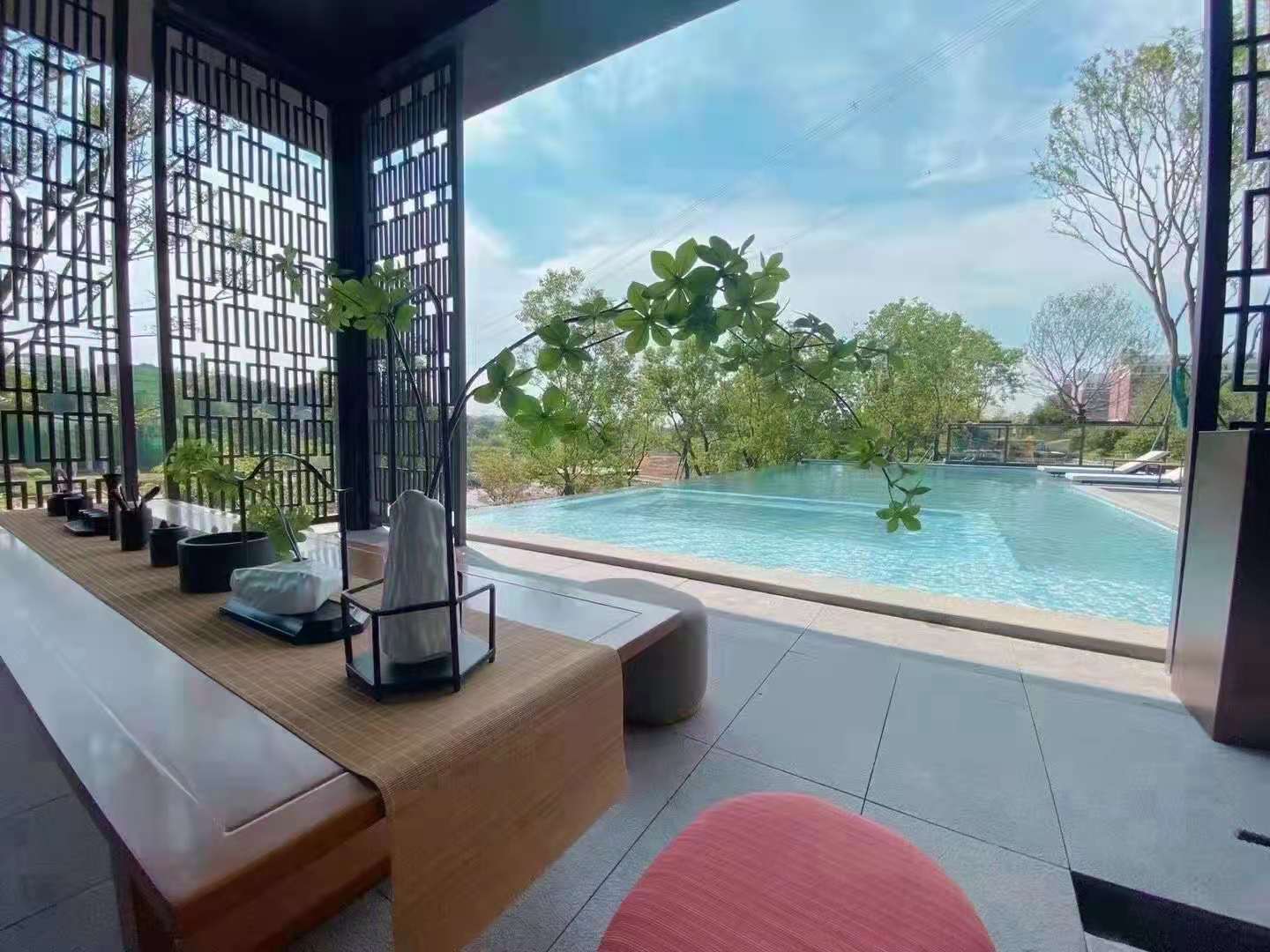 長(zhǎng)沙太陽(yáng)山麓.山湖院落.天工別墅天景名園1號(hào)棟泳池